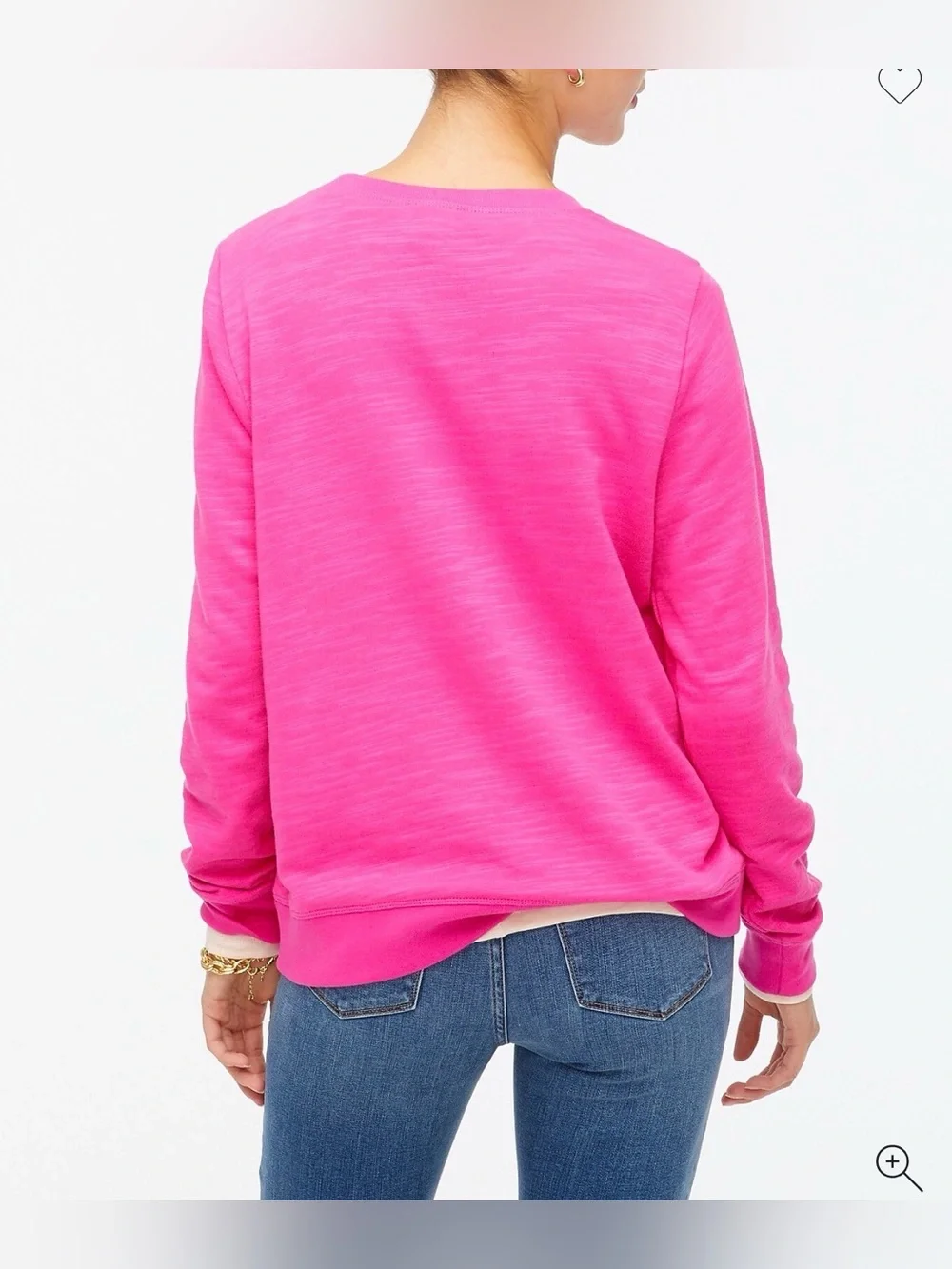 J.Crew 100% cotton terry sweatshirt